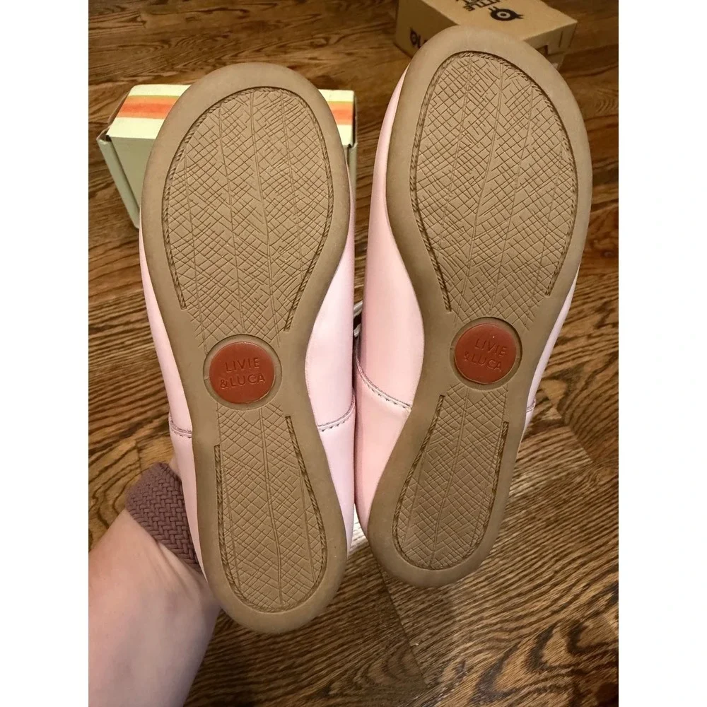 Livie & Luca Sage Lotus Pink Leather Mary Jane Shoes Kids Size 13 SAG139